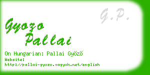 gyozo pallai business card